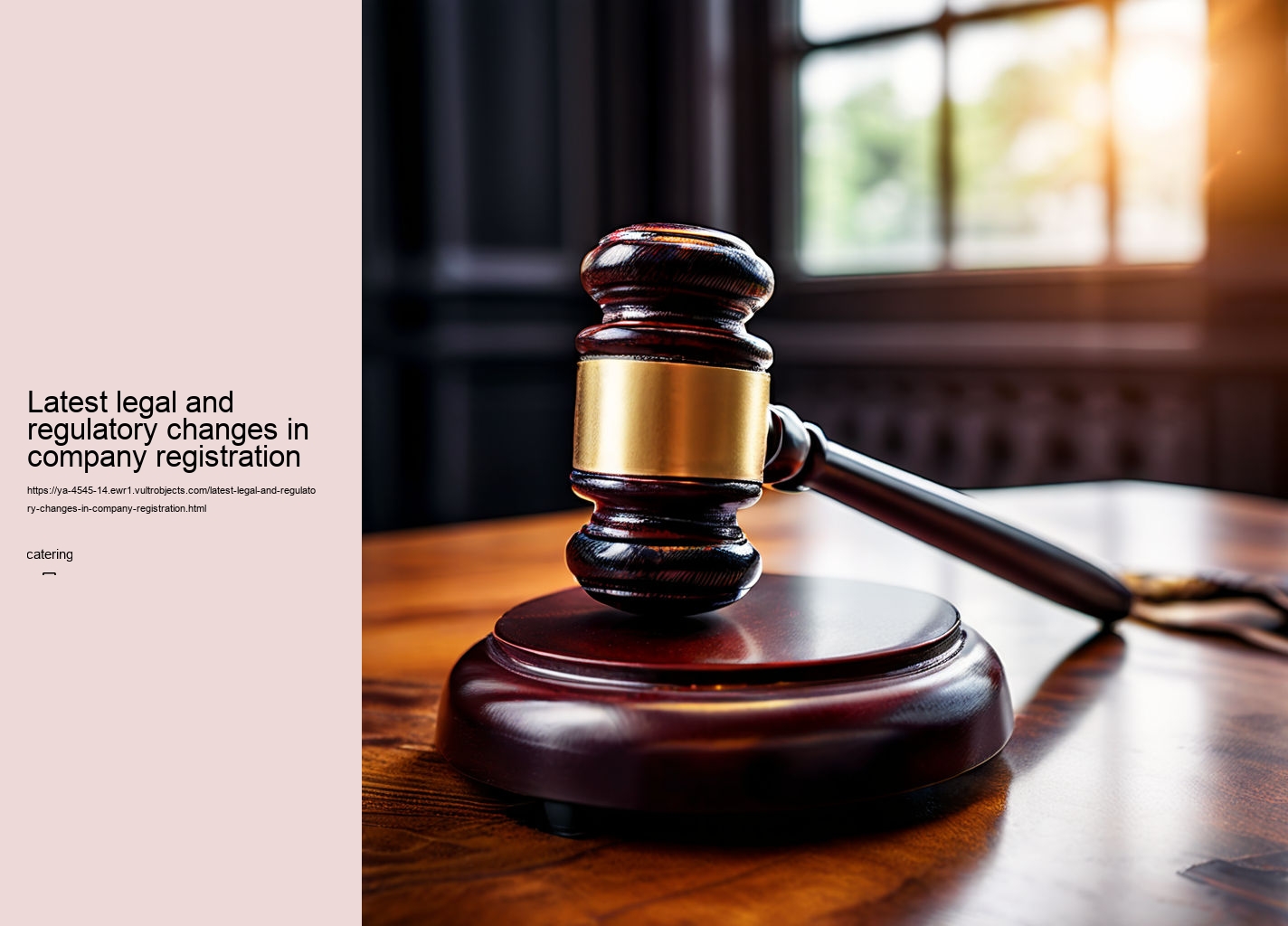 Latest legal and regulatory changes in company registration